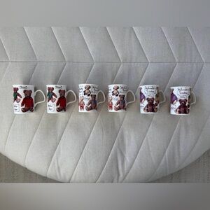 | Roy Kirkham | My Favourite Teddies | England Fine Bone China Mugs x6